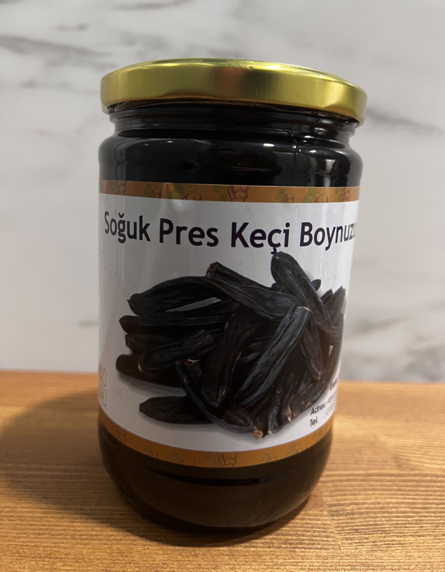Soğuk Sıkım Keçi Boynuzu Pekmezi 850 Gr