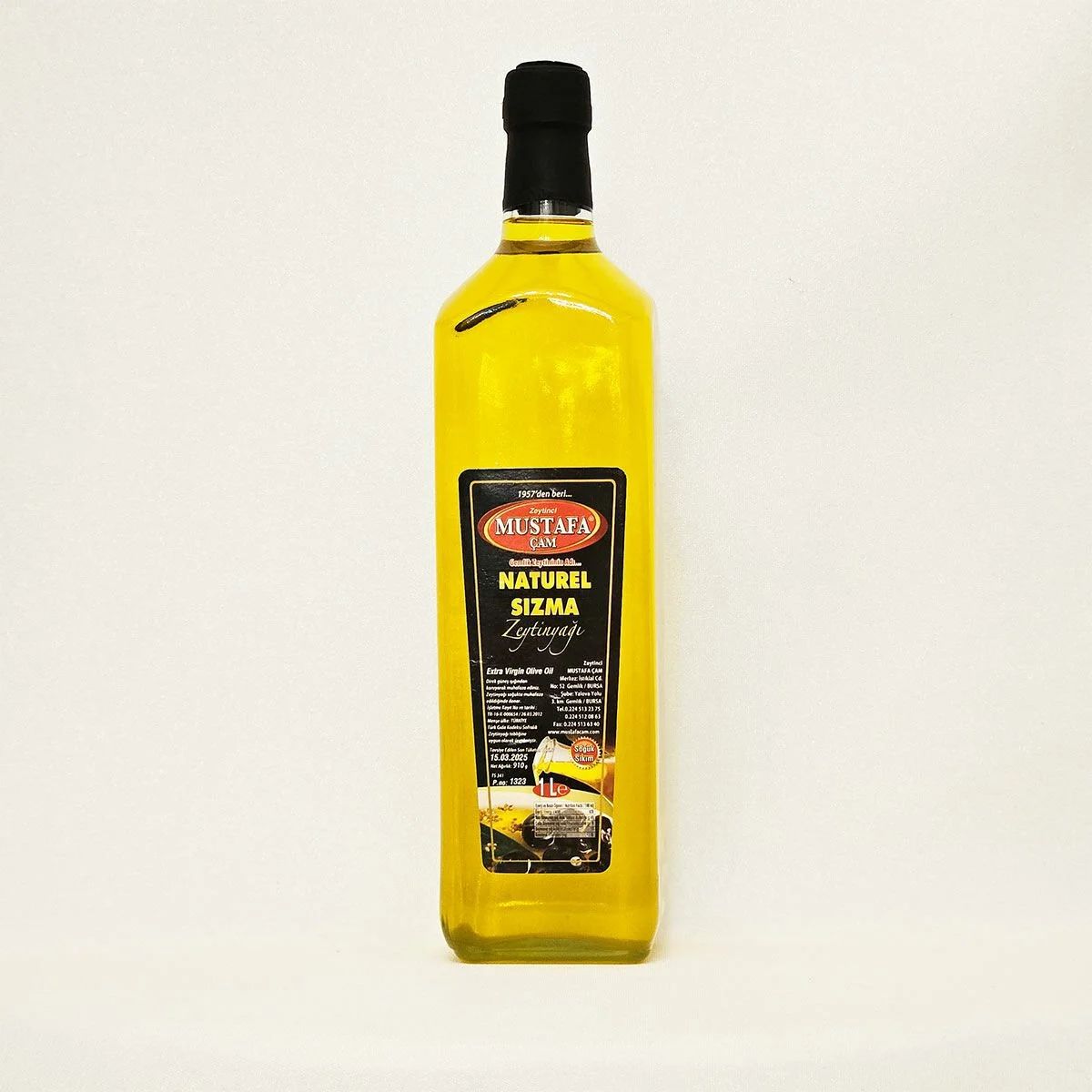 Naturel Sızma Soğuk Sıkım Zeytinyağı - 1 Lt