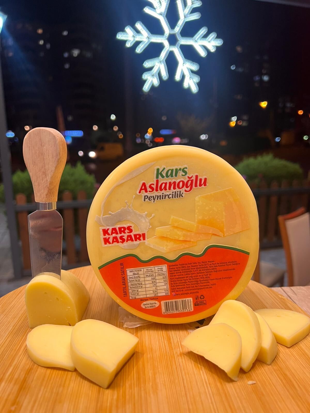 KARS TAZE KAŞAR PEYNİRİ ŞİRDEN MAYALI 1 kg