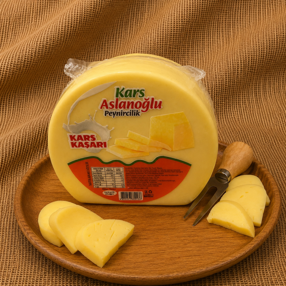 KARS TAZE  TEKER KAŞAR PEYNİRİ ŞİRDEN MAYALI 2 kg