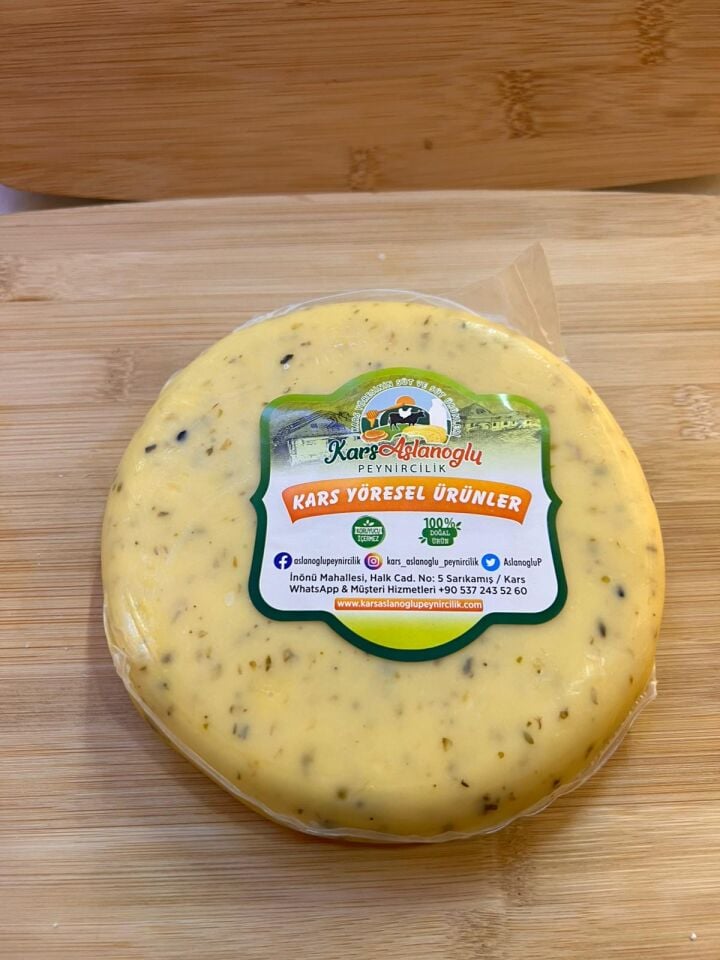 ŞİRDEN MAYALI DAĞ KEKİKLİ KAŞAR PEYNİRİ 500 gr