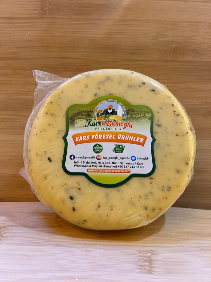 ŞİRDEN MAYALI DAĞ KEKİKLİ KAŞAR PEYNİRİ 500 gr