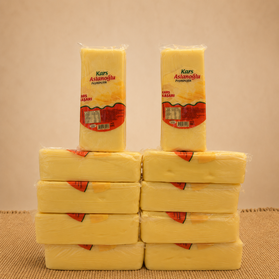 TOSTLUK TAZE BLOK KAŞAR PEYNİRİ 1 KG 10'lu paket