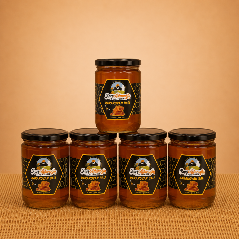 KARS KARAKOVAN SÜZME BAL 1 KG 5'li paket